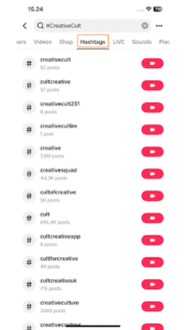Hashtag di Tiktok