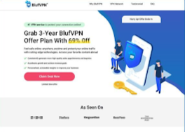 Landing page click through