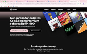 Landing Page Spotify