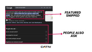 Perbedaan People Also Ask dan Featured Snippet