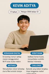User Persona Aplikasi Hiburan