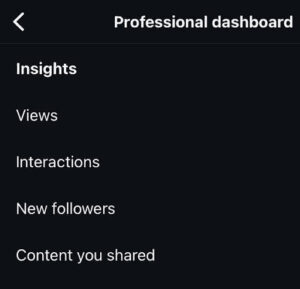 Instagram Business Insight