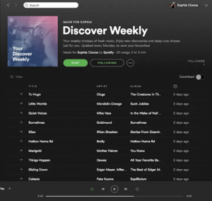 Spotify Weekly Playlist Notification