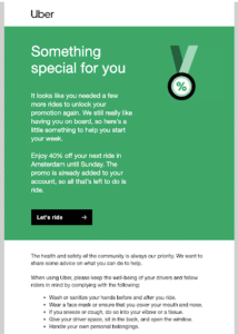 Uber Email Notification
